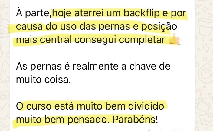 Depoimentos reais enviados por alunos